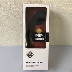 POP Bluetooth スマホ 携帯電話と接続 電話機 受話器 レトロ ポップ 放射線カット ブルートゥース ジェットブラック