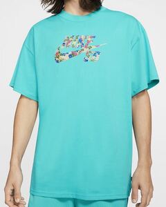 新品 送料込 NIKE SB PARADISE S/S TEE Lサイズ オラクルアクア ナイキ エスビー パラダイス Tシャツ 花柄 トロピカル LOOSE-FIT