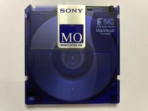 [10枚組] EDM-640CMF SONY 640MB 3.5型MOディスク Macintosh マッキントッシュ対応フォーマット済 ケース、インデックスカード、シール付属