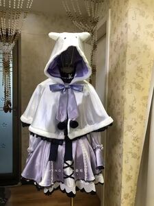 にじさんじの夜見れな衣装風コスプレ衣装風(ウィッグ 靴別売り)