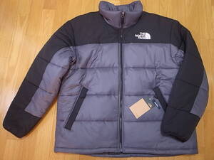 【送料無料 即決】海外限定 THE NORTH FACE HIMALAYAN INSULATED HMLYN INS JACKETグレーxブラック GREYヒマラヤンXL 新品ダウンジャケット