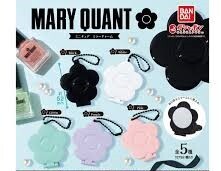 マリークワント マリクワ MARY QUANT ミニチュアミラーチャーム ガチャガチャ パープル カプセルトイ ミニチュア 携帯用 鏡 レア 匿名配送