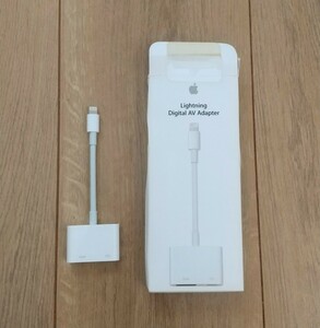 【動作未確認】Lightning Digital AV Adapter Apple 純正 ライトニングアダプター