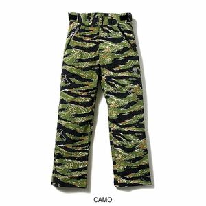 新品★定価3万★クライミー CRIMIE 3LAYER PANTS cr1-02l5-pl01★3レイヤーパンツ 防水透湿性機能 タイガーカモ柄M