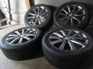 冬用+稀少な外車用set!! Team Sparco (17x7+50 5H/108) バリ溝(ブリヂストン VRX2/2022) 225/50R17 VOLVO ボルボ V70 クロスカントリー 他 