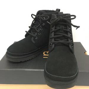 送料無料h43851 UGG アグ メンズ ムートン ハイカット ブーツ シューズ M NEUMEL HIGH ニューメルハイ ブラック USA8 UK7 JP26.0