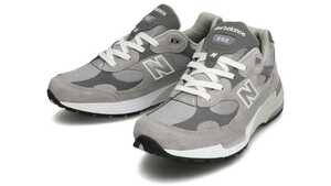 国内正規品 ニューバランス 公式オンライン購入 New Balance M992GR GRAY USA製 US8.5 26.5cm グレー 新品未使用 アメリカ米国製 NB 