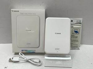 01w2592 Canon キャノン ミニフォトプリンター iNSPiC PV-123 インスピック スマホプリンター 動作確認済み 中古品