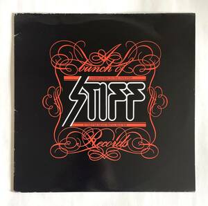 A BUNCH OF STIFF RECORDS V.A. 独盤 LPレコード WEA 6.23317 マーブルカラー盤 1977★Nick Lowe Motorhead Elvis Costello Dave Edmunds