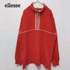 ellesse　エレッセ　レディース　トレーナー　レッド系　L　秋冬