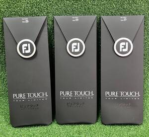 Footjoy【フットジョイ】Pure Touch【ピュアタッチ】FGPU 【23センチ】３枚セット　新品正規品