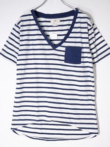 SEAシー(sea rie) 加工ボーダーTシャツ新品[LTSA54660]