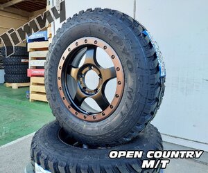 JB64 JB23 ジムニー専用 トーヨー オープンカントリー MT-R 195R16 タイヤホイールセット 16インチ TOYO