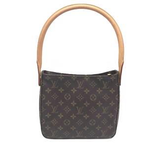 ルイヴィトン ルーピングMM モノグラム ショルダーバッグ ハンドバッグ ブラウン M51146 LOUIS VUITTON Ａランク 中古 六甲道店