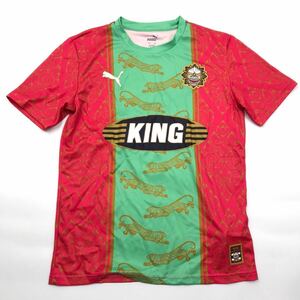 PUMA BANGKOK 半袖Tシャツ　ラズベリー　【PUMA|プーマ】サッカーフットサルウェアー656788-02サイズS