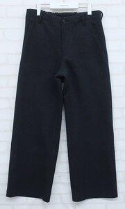 2P6655■未使用品 SUNSEA 20AW 20A45 Melton Wide Pants サンシー シャツ メルトンワイドパンツ