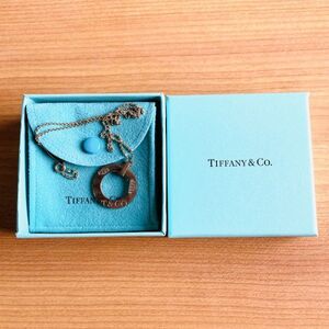 【TR3】Tiffany&Co. ティファニー オープン サークル シルバー ネックレス SV925 1837 T&CO ヴィンテージ