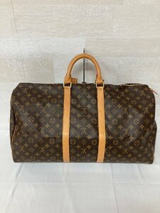 【美品】◎LOUIS VUITTON ルイヴィトン モノグラム キーポル55 ボストンバッグ ハンドバッグ 旅行鞄 キャンバス×レザー LV M41424◎