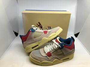 【中古品 28.0cm】NIKE × UNION AIR JORDAN 4 RETRO SP ナイキ エア ジョーダン 4 レトロ ユニオン (DC9533-800)