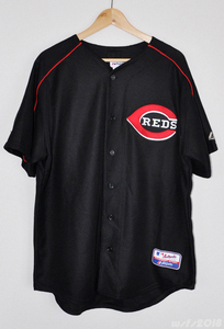 【野球/MLB/USED】シンシナティレッズ バッティングプラクティスジャージ #30ケングリフィーJR【Majestic/マジェスティック】reds griffey