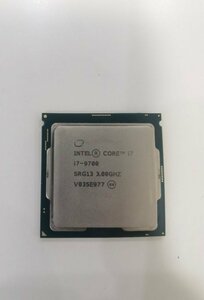 Intel CPU Core i7 9700 LGA【中古】CPU