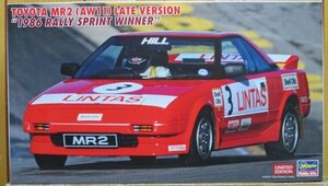 ハセガワ ★ 1/24 トヨタMR2(AW11）後期型 1986 ラリー スプリント ウィナー