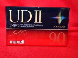 未開封 Maxell Compact Casette Tape UDⅡ 90min. High Position UD2-90(F) マクセル カセットテープ ハイポジション 90分