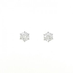 【リメイク】PT/ST ダイヤモンド ピアス 0.603CT 0.646CT D VS2 EXT