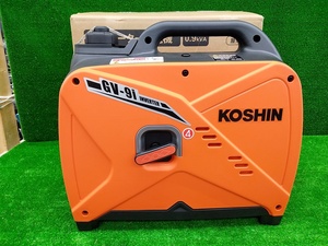 未使用品 工進 KOSHIN 0.9kVA 正弦波 インバーター 発電機 GV-9i タンク容量2.6L