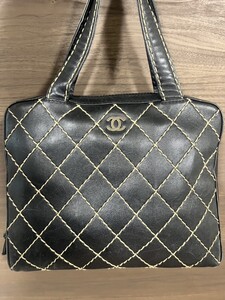 CHANEL シャネル ハンドバッグ ワイルドステッチ トートバッグ ココマーク マトラッセ 