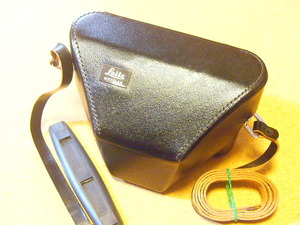 綺麗 Leica ライカ Leitz WETZLAR 純正革ケース (良品) ストラップ・肩当付き/ライカM型機用/M1/M2/M3/M4系 他