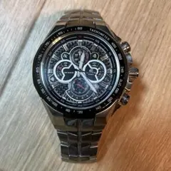 【稼動品】CASIO EDIFICE メンズ クロノグラフ腕時計