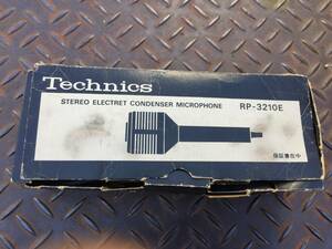 おしゃれなレトロ 松下電器産業株式会社Technics エレクトレットコンデンサエコーマイクロホンです。 RP-3２１０E