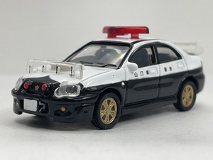 ■★ローソン限定　警察車両コレクション　2　高速パトカー　山口県警察　スバル IMPREZE WR-X STi（1/72スケールー）