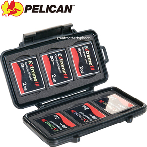 送料コミ追跡アリ◆新品◆ペリカン コンパクトフラッシュケース 6枚収納可 0945★PELICAN