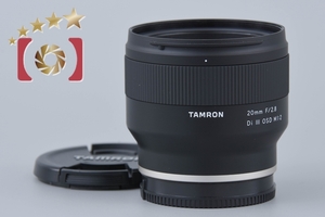 【中古】TAMRON タムロン F050 20mm f/2.8 Di III OSD M1:2 ソニーEマウント用