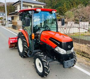 クボタトラクターKL34R ★ 34馬力★512h ★ 自動水平★4WD ★ パワステ　★ ニプロ ロータリーCX1810 