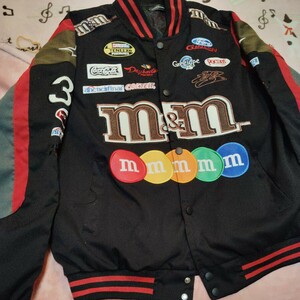 m&m チョコレート　レーシングジャンパー