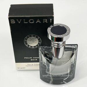 ☆【BVLGARI/ブルガリ】POUR HOMME SOIR ブルガリ プールオム ソワール オードトワレ 香水 50ml EDT メンズ 残量9割