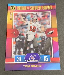 2022 Panini Donruss Road to the Super Bowl Tom Brady No.WC-TB Buccaneers NFL トム・ブレイディ　バッカニアーズ　パニーニ