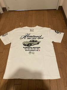 超美品！ロータリーファン必見！自信ありカミナリモータース半袖 Tシャツ中排気量（M）サイズ　マツダ・コスモロータリー