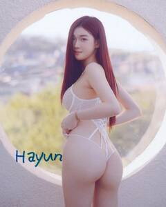 Hayun★直筆サイン写真★証明書COA◆6873