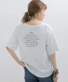 URBAN RESEARCH Sonny LabelバックプリントルーズTシャツ