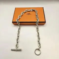 【Vintage】HERMES シェーヌダンクル ネックレスMM36