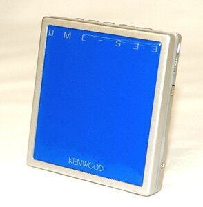 【中古】KENWOOD　ケンウッド　DMC-S33-L（ブルー）　ポータブルMDプレーヤー　MDLP対応　（MD再生専用機/MDウォークマン）