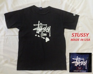 USA製STUSSYステューシーTシャツ黒M★90