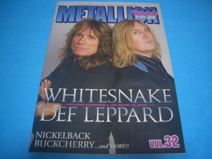 ★WHITESNAKE★DEF LEPPARD【METALLION 32】DOUG ALDRICH / ジョー・エリオット / レブビーチ / ポールギルバート / 80