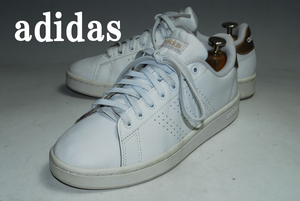 ATX525/期間限定！最終価格！早い者勝ち！アディダス/adidas/アドバンテージ/白/25㎝/US8/ロー/良品/存在感抜群！洗練されたデザイン！