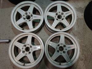 希少 レア 当時物 鍛造 RAYS TRD SP T3 15インチ 6.5J ＋40 PCD100 4H 4本 FORGED MONOBLOCK レイズ 軽量 コンパクトカー