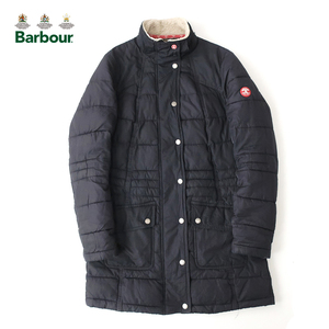 Barbour バブアー LANDRY LONG QUILT 中綿入りロングコート ノンワックス/ソフトシェル　ブラック10(L)